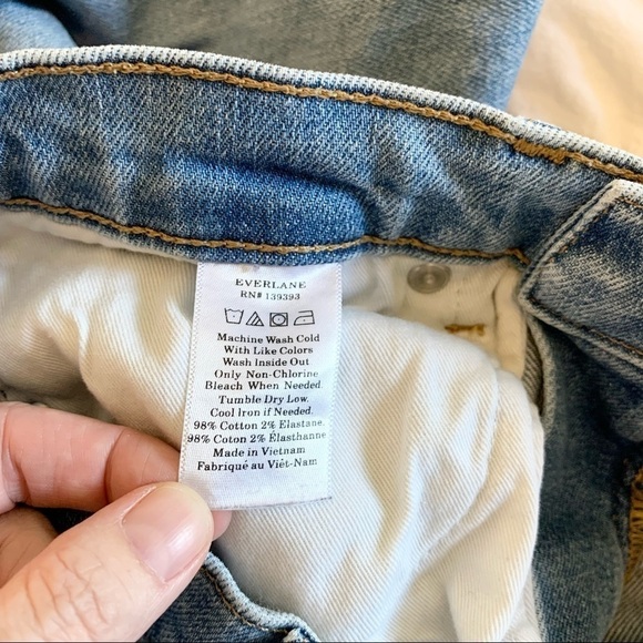 Everlane The High Rise Skinny Ankle Jeans in light wash Size 27 Ankle - Picture 9 of 9